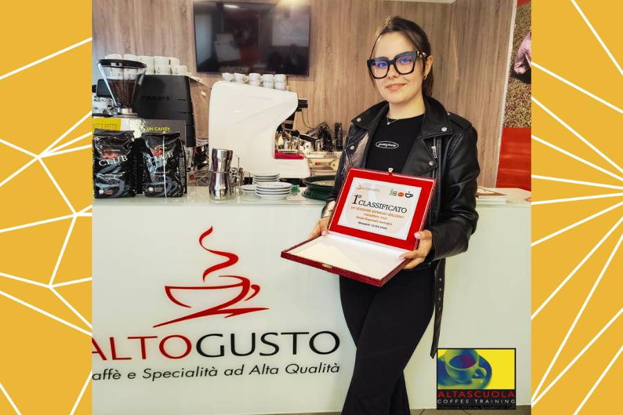 È Lucia Melis la barista che vince le selezioni regionali della Sardegna e accede alle finali dell'Espresso Italiano Champion